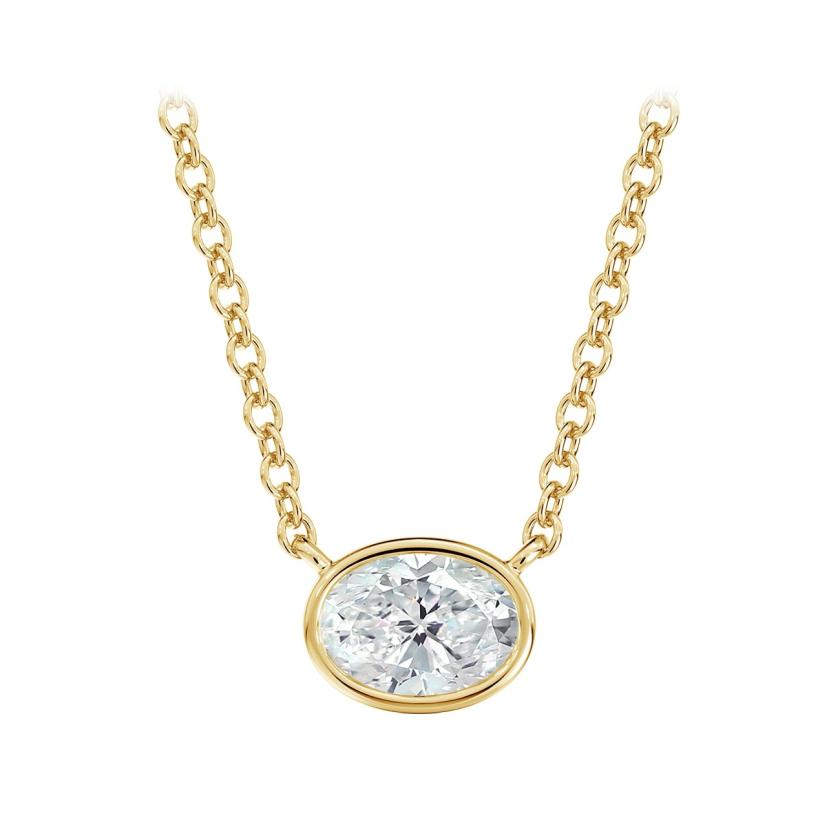 Necklaces | The Forevermark Tribute ™ Collection Oval Diamond Necklace Jewelry Necklaces