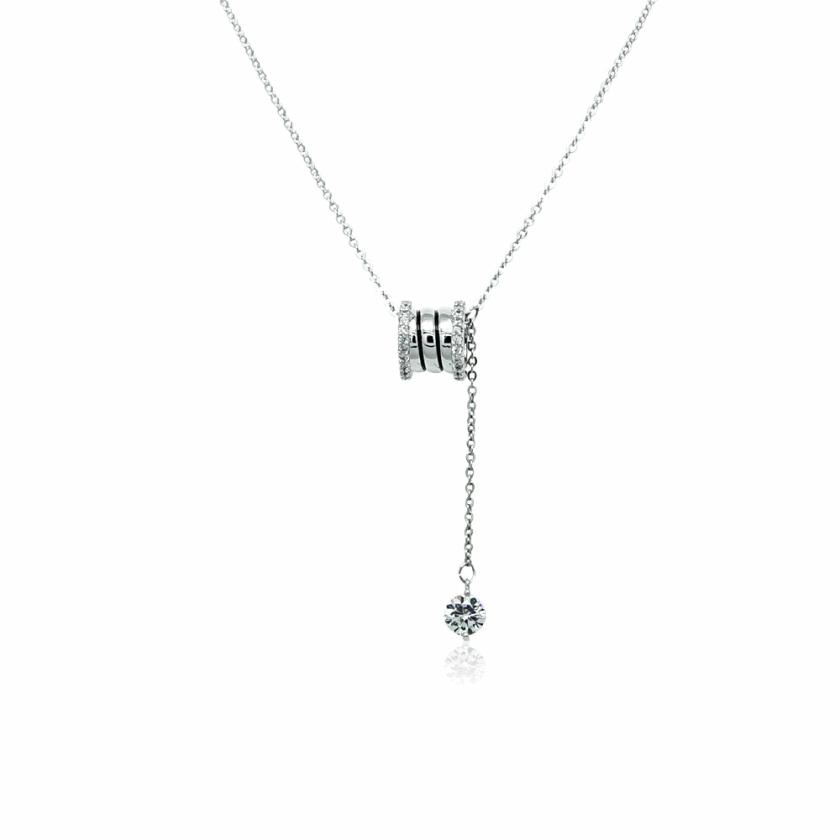 Necklaces | Tunnel Cubic Zirconia Necklace Jewelry Necklaces