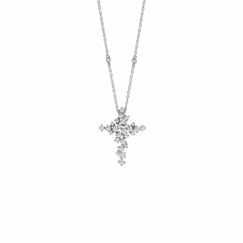 Necklaces | White Gold And Diamond Necklace Jewelry Necklaces