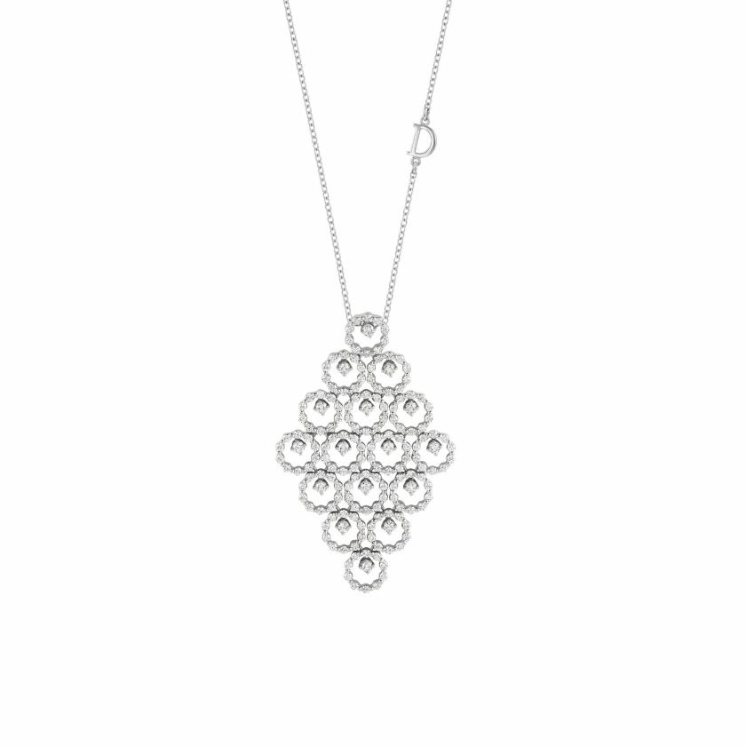 Necklaces | White Gold And Diamond Necklace Jewelry Necklaces