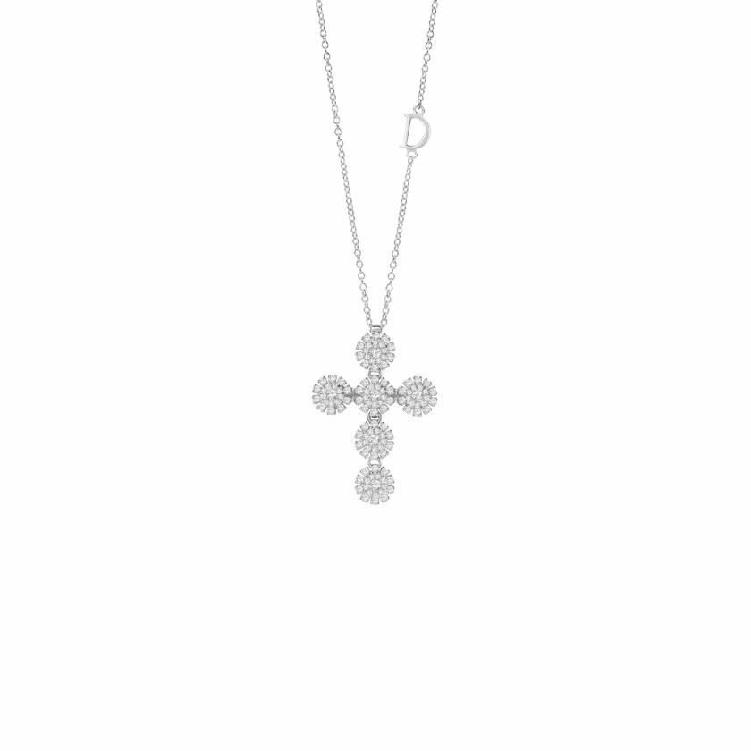 Necklaces | White Gold And Diamonds Necklace, 12 Mm. Jewelry Necklaces