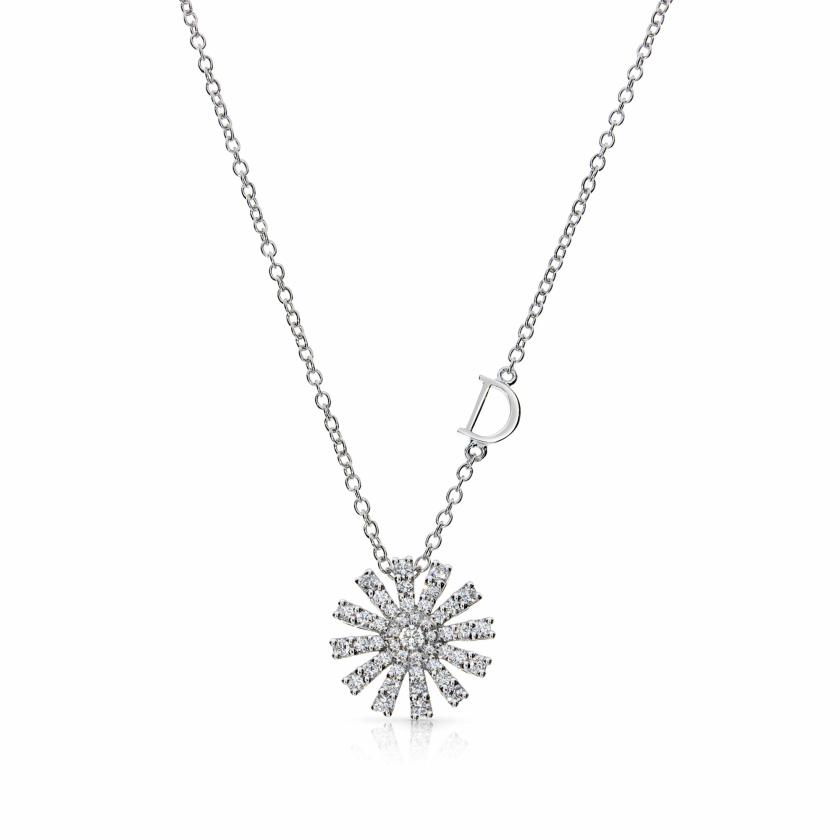 Necklaces | White Gold And Diamonds Necklace, 12 Mm. Jewelry Necklaces