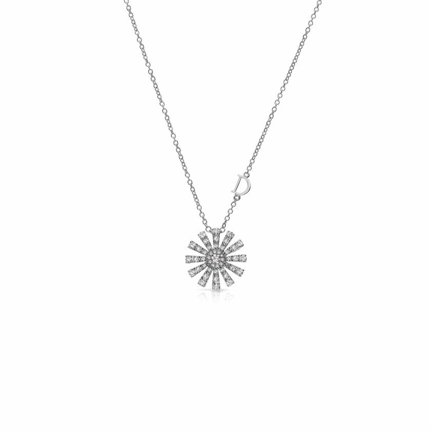 Necklaces | White Gold And Diamonds Necklace, 16 Mm. Jewelry Necklaces