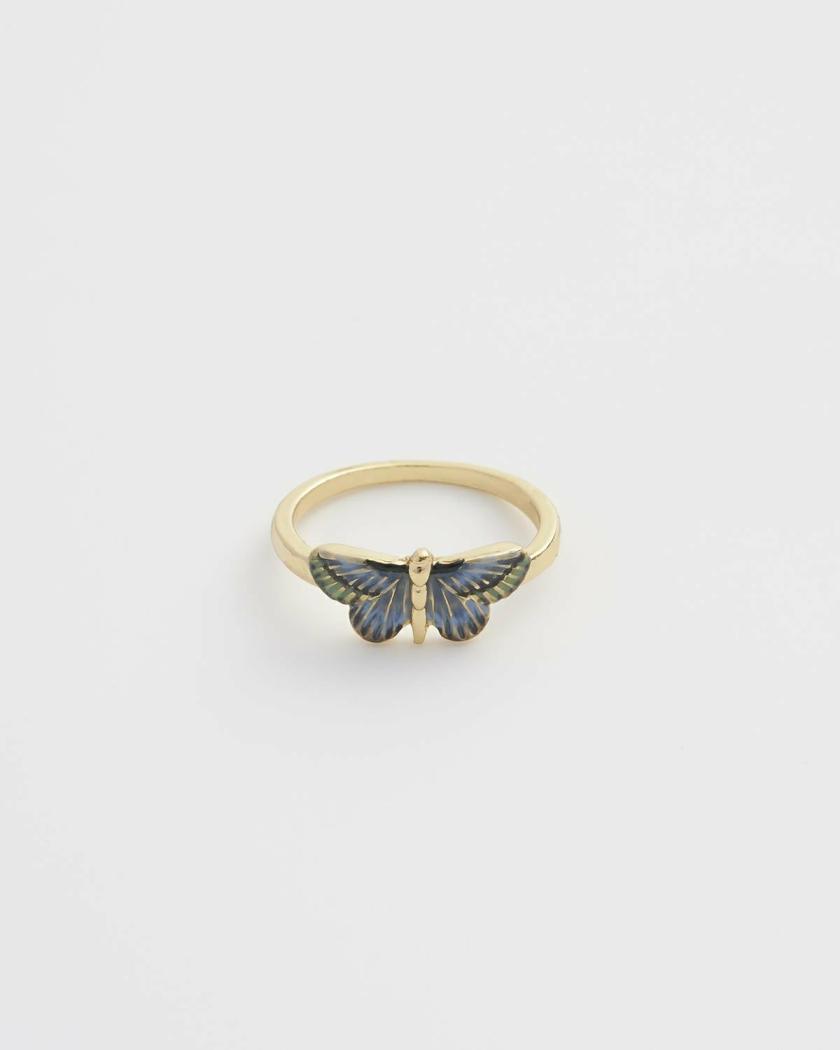 Rings | Deco Butterfly Blue Ring Jewelry Rings