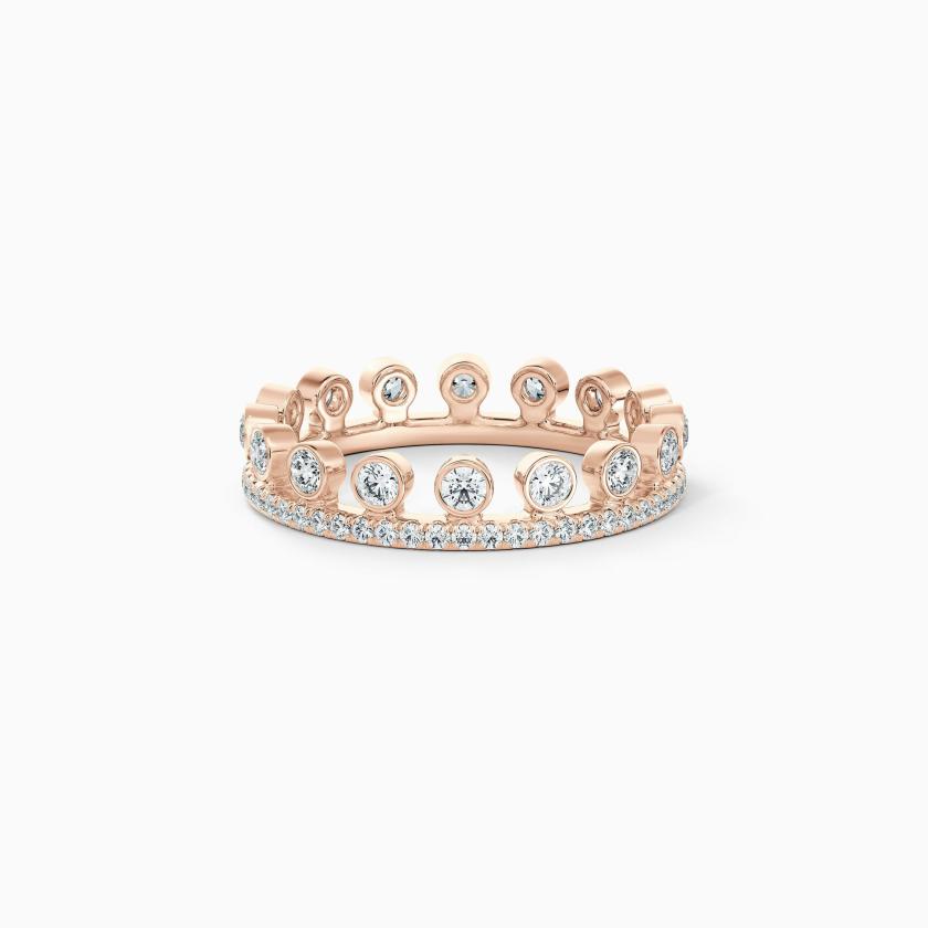 Rings | Dewdrop PavÉ Ring In Rose Gold Jewelry Rings