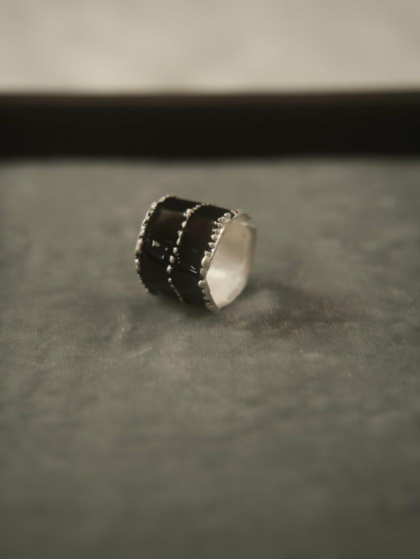 Rings | Enamel Thimble Ring Jewelry Black