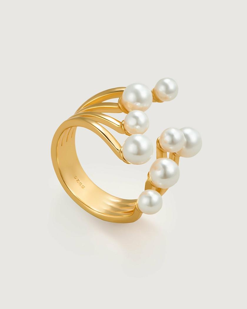 Rings | Flowing Light Pearl Ring Jewelry Rings