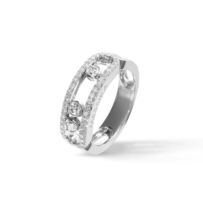 Rings | Move Classic Diamond Ring In 18Ct White Gold Jewelry Rings