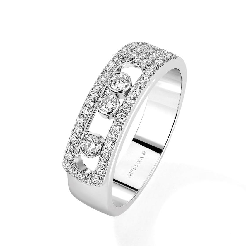 Rings | Move Noa Diamond Ring In 18Ct White Gold Jewelry Rings