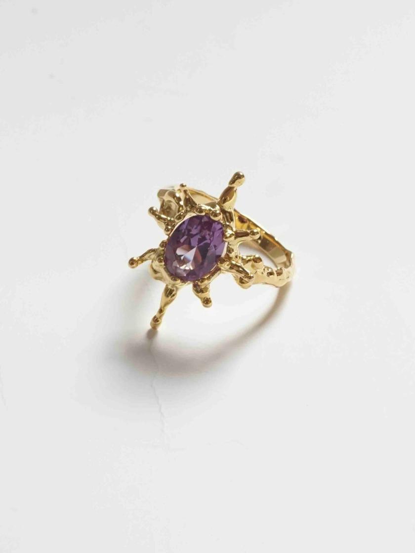 Rings | Oval Violet Talisman Ring Jewelry Rings