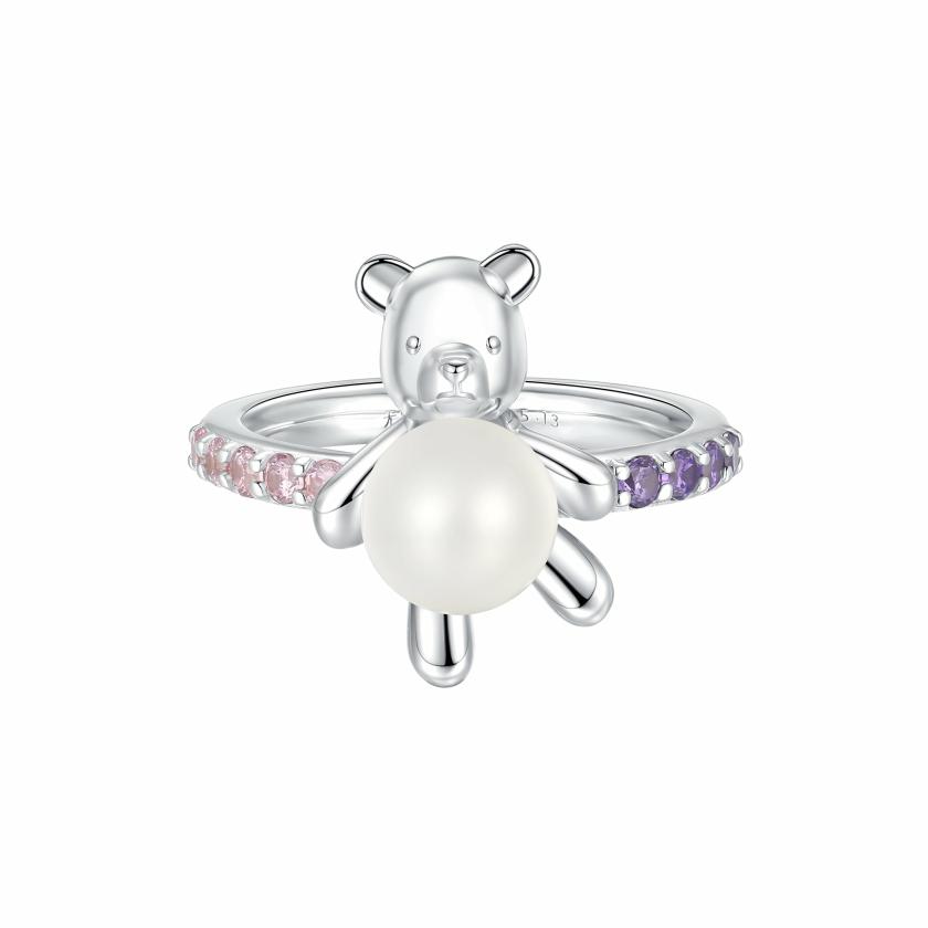 Rings | Paradise / Dancing Bear Gemstone Pearl Ring Jewelry Rings