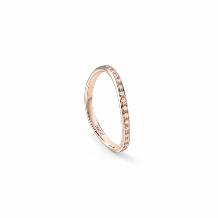 Rings | Pink Gold And Diamond Ring Jewelry Rings