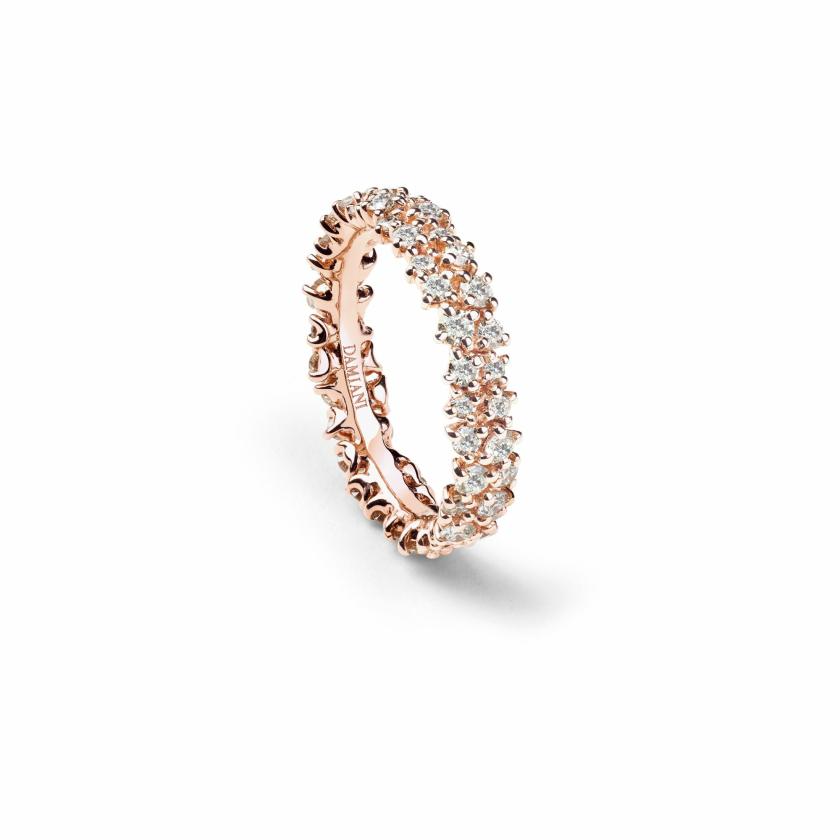 Rings | Pink Gold And Diamonds Ring Jewelry Rings