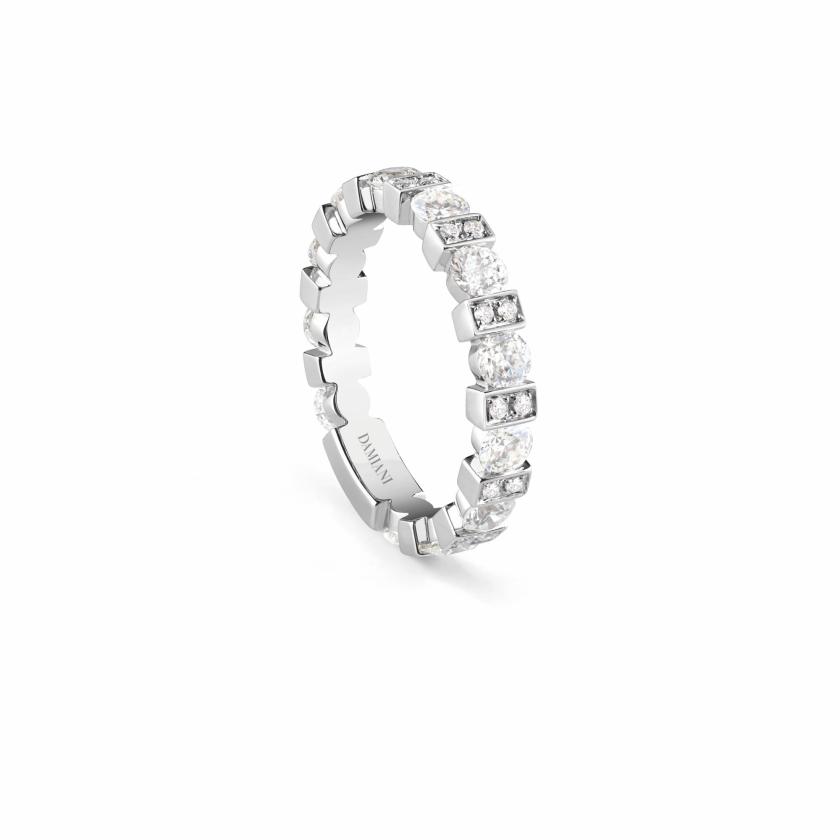 Rings | Platinum And Diamonds Ring, 3,50 Mm. Jewelry Rings