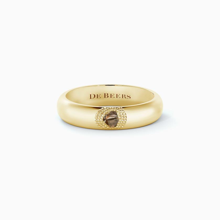 Rings | Talisman Large Band In Yellow Gold Jewelry Rings