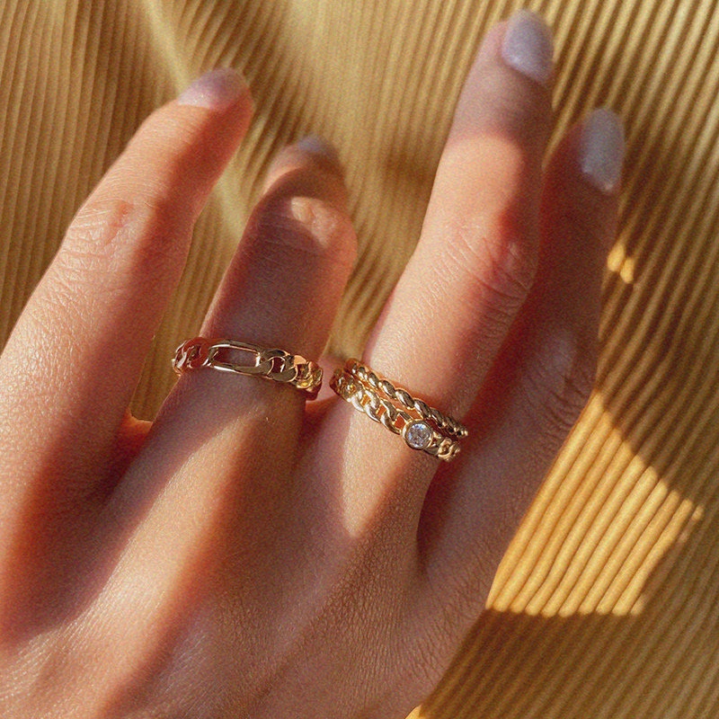 Rings | Triple Chain Rings Jewelry Rings