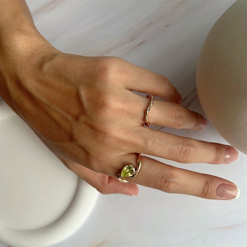 Rings | Wave Bamboo Leaf Ring Jewelry Rings