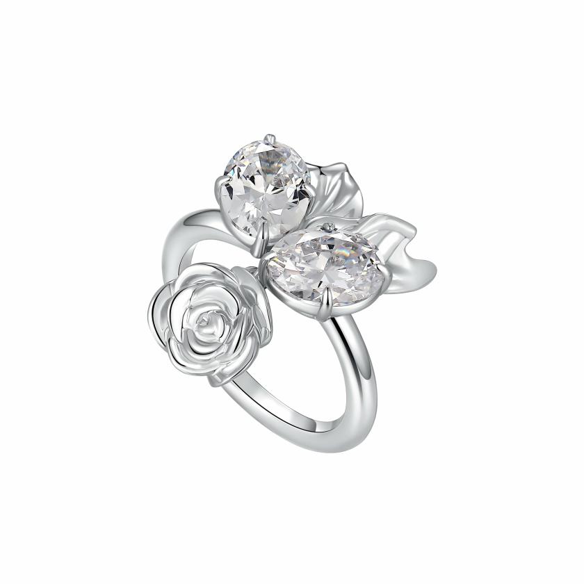 Rings | X Shushutong / Inverted Floral Metal Rose Ring Jewelry Rings