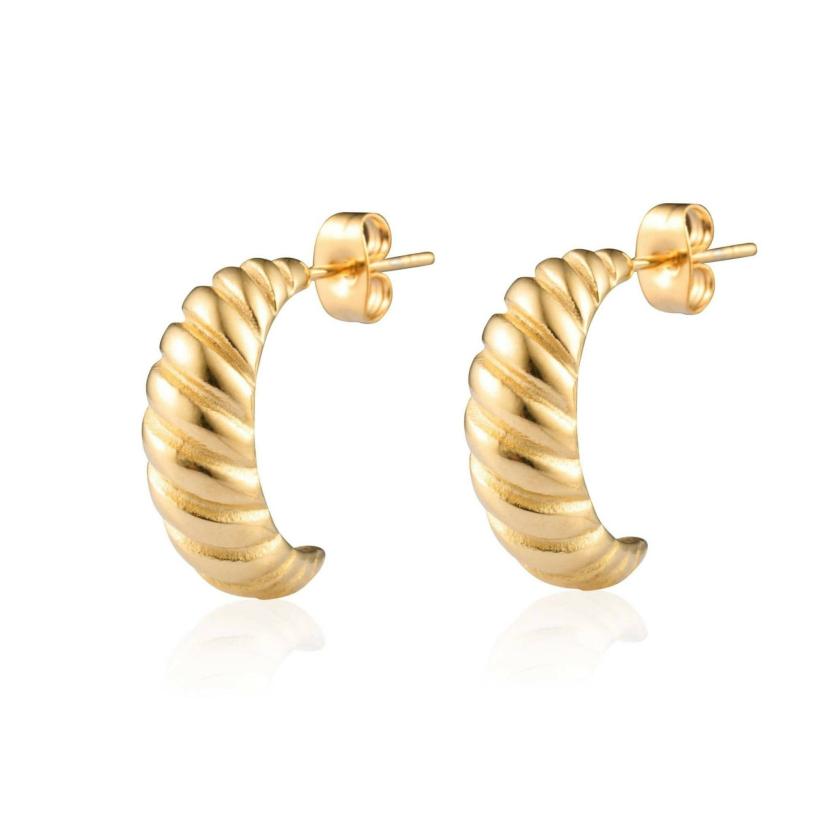 Earrings | Croissant Hoops Earrings Earrings