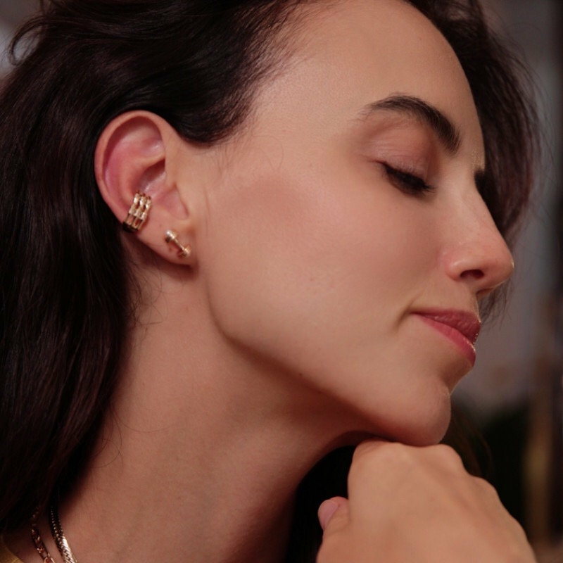 Earrings | Lucky Bamboo Earcuff Earrings Earrings