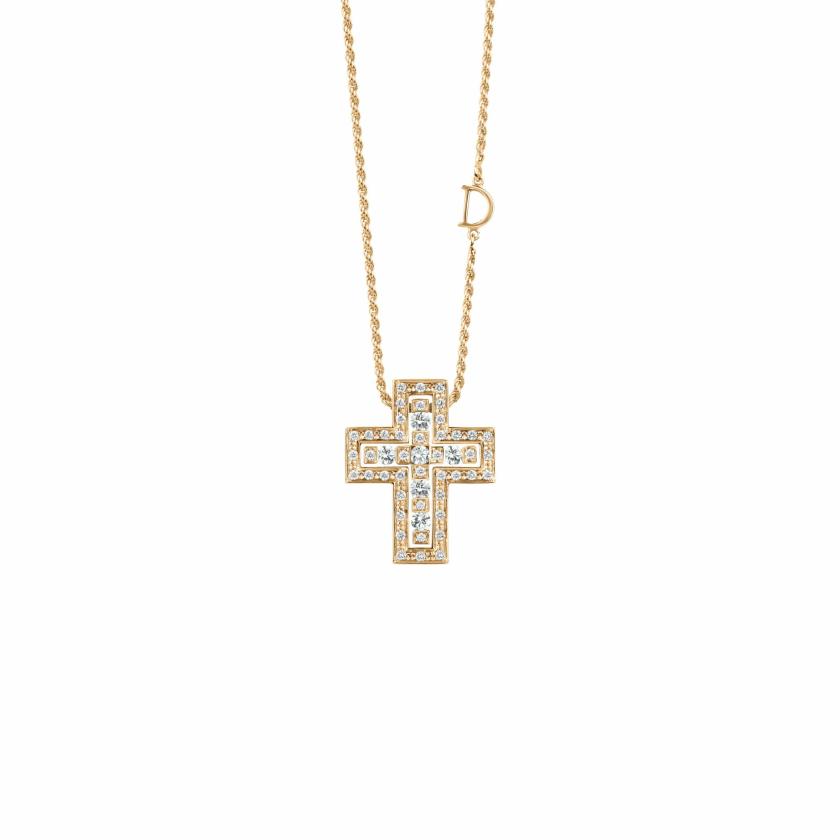 Men Collections | Yellow Gold And Diamonds Necklace Jewelry Men Collections